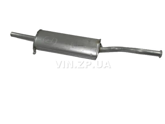 Глушитель ВАЗ 2108, 2109 POLMO задний, алюминизированный 3