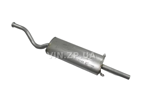 Глушитель ВАЗ 2108, 2109 POLMO задний, алюминизированный 4