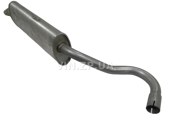 Глушитель ВАЗ 2104 POLMO задний, алюминизированный 4