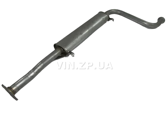 Резонатор ВАЗ 21082, 2109і, 21099і, 2113, 2114, 2115 POLMO под катализатор, труба 370мм, алюминизированный 3