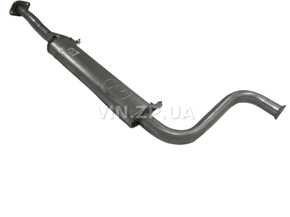 Резонатор ВАЗ 21082, 2109і, 21099і, 2113, 2114, 2115 POLMO под катализатор, труба 370мм, алюминизированный 5