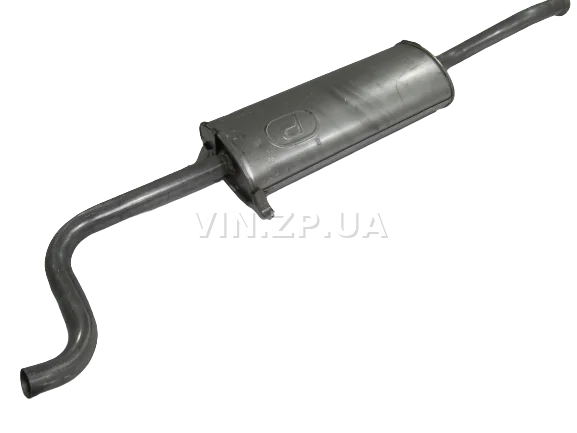 Глушитель ВАЗ 2115 POLMO задний, алюминизированный