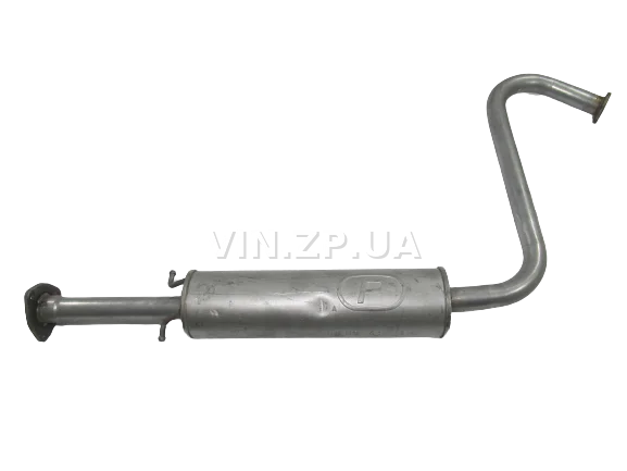 Резонатор POLMO Ланос Сенс под фланец алюминизированный 96182255 5