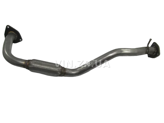 Труба приемная Ланос 1.5, Сенс 1.5, седан, хетчбэк POLMO с гофрой, алюминизированная OEM 96352212 5