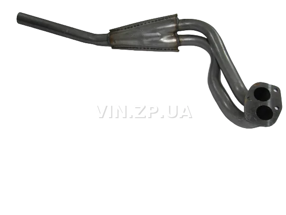 Труба приемная ВАЗ 2101, 2102, 2103, 2104, 2105, 2106, 2107 POLMO алюмнизированная 3