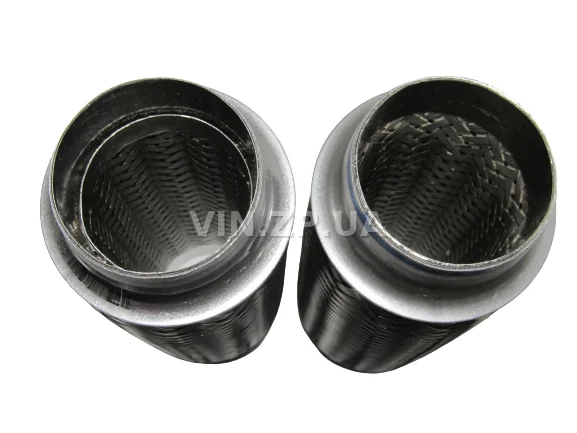 Гофра глушителя и приемной трубы 55 х 220 RIBUCO 3-х слойная 2