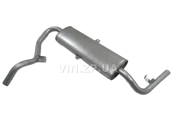 Глушитель ВАЗ 2121 Нива POLMO задний, алюминизированный 4