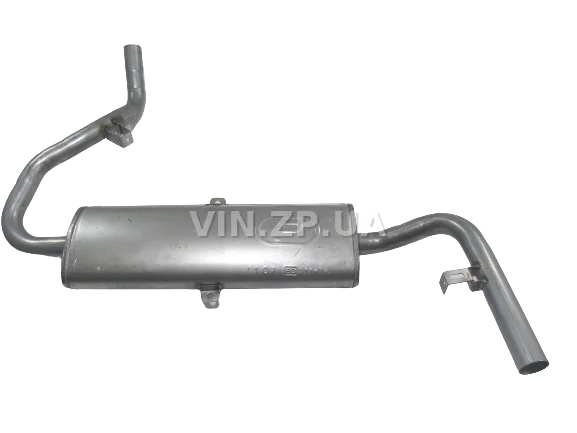 Глушитель ВАЗ 2121 Нива POLMO задний, алюминизированный