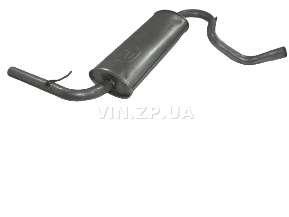 Глушитель ВАЗ 21213 Тайга, 21214, 2131 POLMO задний, алюминизированный 4