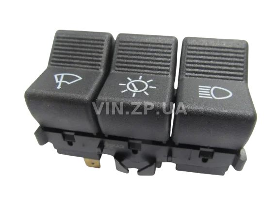 Выключатель габаритов света дворников ВАЗ 2101, 2102, 2103, 2106 SKADI блок кнопок на 3 клавиши
