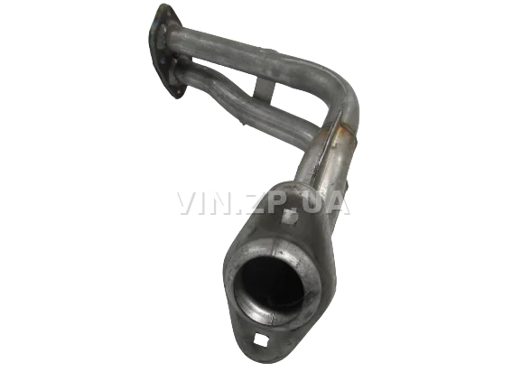 Труба приемная Таврия 1102, 1103, 1105 POLMO алюминизированная, без отверстия под датчик 4