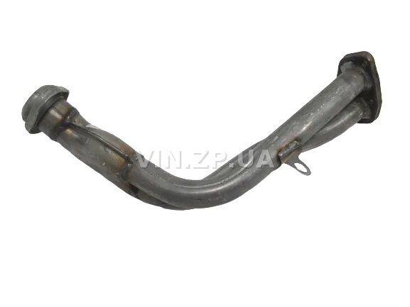 Труба приемная Таврия 1102, 1103, 1105 POLMO алюминизированная, без отверстия под датчик 5