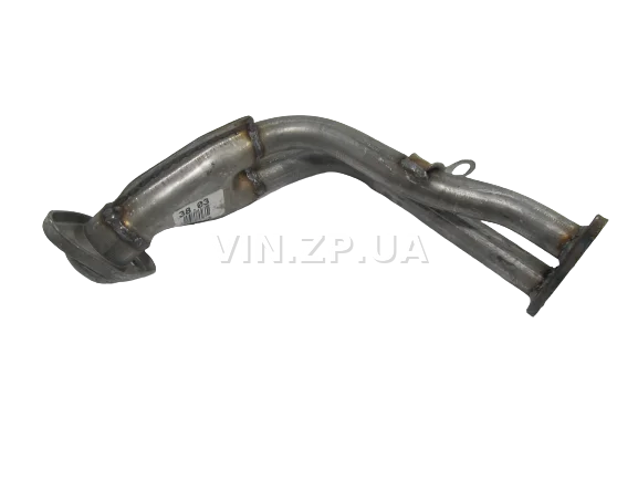 Труба приемная Таврия 1102, 1103, 1105 POLMO алюминизированная, без отверстия под датчик 1