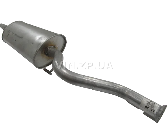 Глушитель ВАЗ 2111, 2110 после 2007г, 2170 POLMO задний, алюмнизированный 3