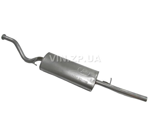 Глушитель ВАЗ 2111, 2110 после 2007г, 2170 POLMO задний, алюмнизированный 5