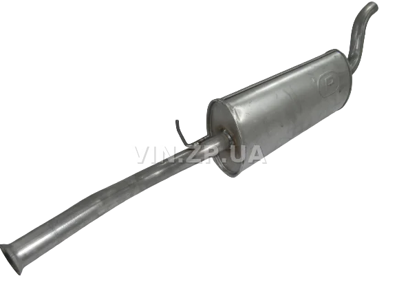 Глушитель ВАЗ 1118, 1117 Калина, седан и универсал POLMO задний, алюминизированный 3