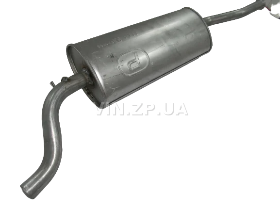 Глушитель ВАЗ 1118, 1117 Калина, седан и универсал POLMO задний, алюминизированный 5