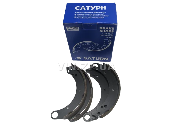 Колодки тормозные задние САТУРН Волга, ГАЗ 24, 2401, 2410, 3102, 31029, 3110, 31105, комплект 4шт