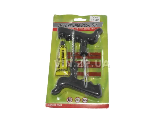 Ремкомплект Бескамерных Шин Kingroy Шило Аппликатор Клей 5 Шнуров