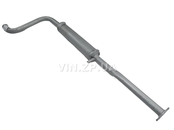 Резонатор ВАЗ 2110, 2111, 2112, с 2006г, 16-клап. под катализатор Мотор Сич труба 570 мм, крепления на бачке