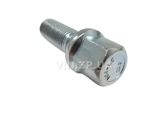 Болт колеса на титан Москвич 2141, иномарки МЕТИЗ ключ 17, М14 x 1.5 x 33.5, 1шт 2