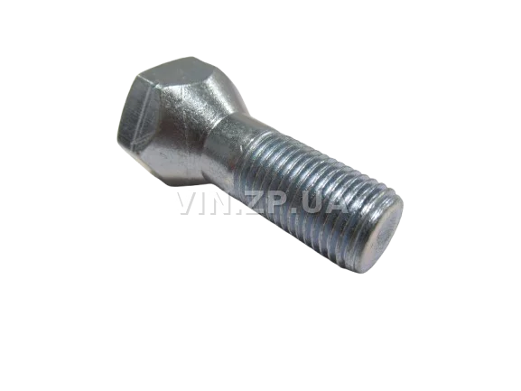 Болт колеса ВАЗ 2101-2106, 2104-2107, 2110-2112 МЕТИЗ ключ 19, М12 x 1.25 x 27, 1шт
