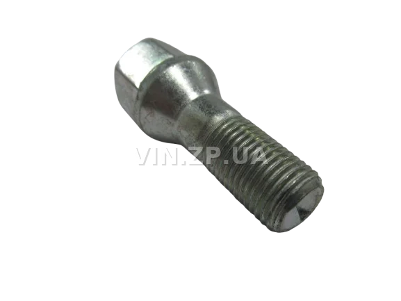 Болт колеса ВАЗ 2101-2106, 2104-2107, 2110-2112 МЕТИЗ ключ 17, М12 x 1.25 x 30, 1шт
