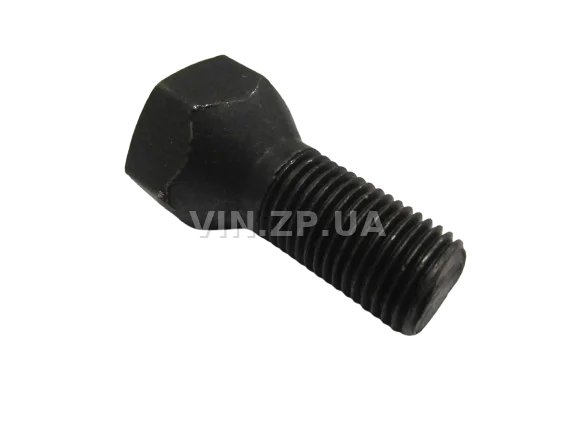 Болт колеса ВАЗ 2108-21099, 2115, 2110-2112, 2170-2172, 1118 МЕТИЗ ключ 19, М12 x 1.25 x 23, 1шт