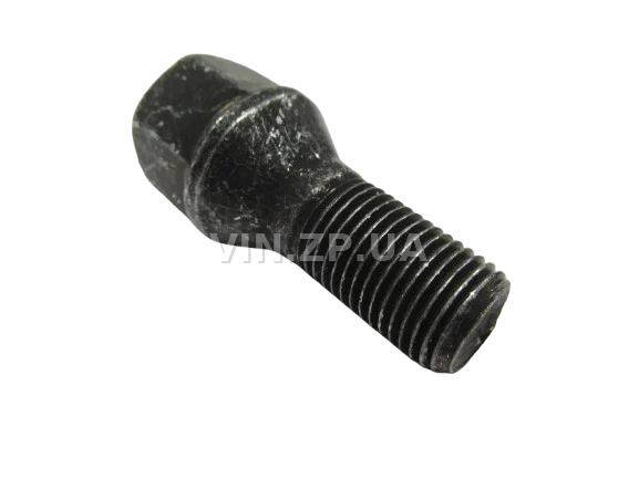 Болт колеса ВАЗ 2108-21099, 2115, 2110-2112, 2170-2172, 1118 МЕТИЗ ключ 17, М12 x 1.25 x 23, 1шт