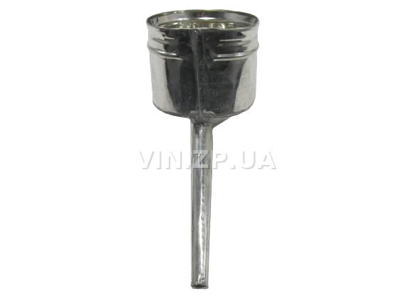 Лейка топливная 1.0л, носик d 20мм прямой ВИДЕКС бензин, дизель, с сеткой-фильтром, оцинкованная Б-1 6