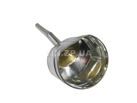 Лейка топливная 1.0л, носик d 20мм с изгибом ВИДЕКС бензин, дизель, с сеткой-фильтром, оцинкованная Б-3 4