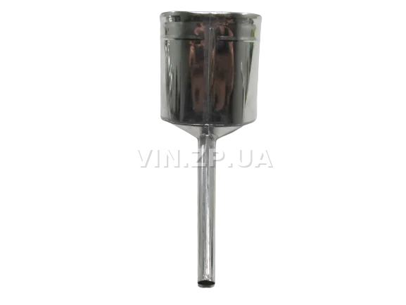 Лейка топливная 1.5л носик d 20мм прямой ВИДЕКС бензин, дизель, с сеткой-фильтром, оцинкованная Д-2 6