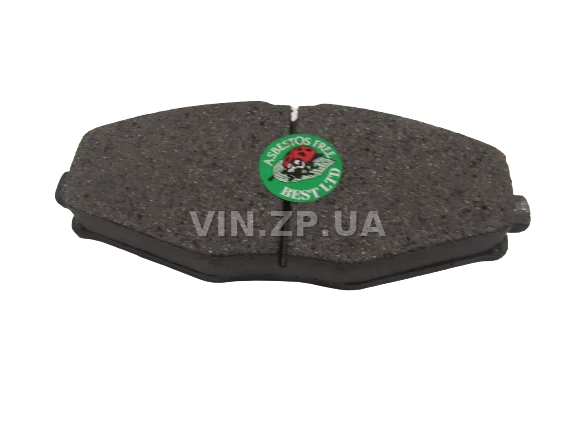 Колодки тормозные передние BEST Ланос, Сенс, Матиз, R13", комплект 4шт, 96316582 3