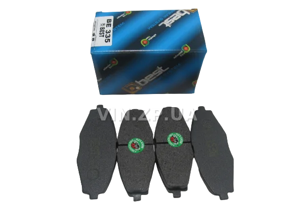 Колодки тормозные передние BEST Ланос, Сенс, Матиз, R13", комплект 4шт, 96316582