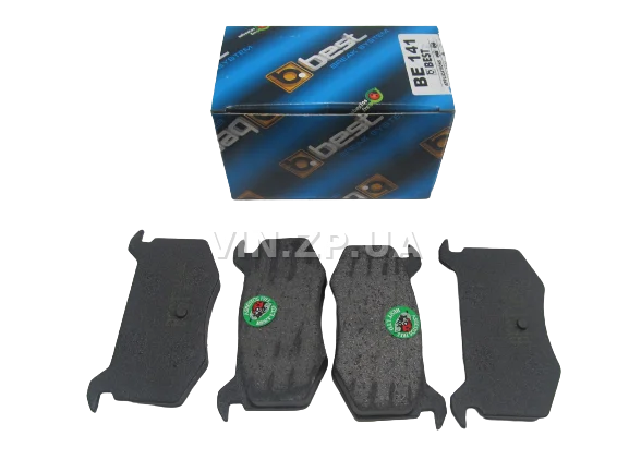 Колодки тормозные передние BEST Москвич 2141, 2335, комплект 4шт