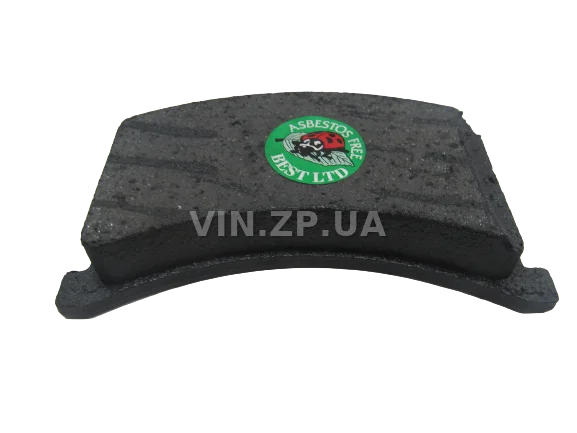 Колодки тормозные передние BEST Таврия 1102, Славута 1103, Дана 1105, комплект 4шт 2