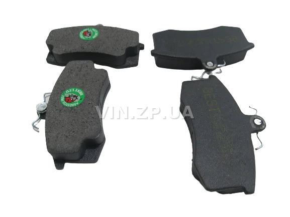 Колодки тормозные передние BEST ВАЗ 2108, 2109, 21099, 2113, 2114, 2115, комплект 4шт 2