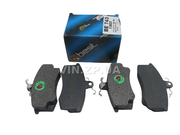 Колодки тормозные передние BEST ВАЗ 2108, 2109, 21099, 2113, 2114, 2115, комплект 4шт