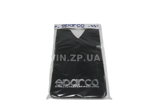 Брызговики SPARCO 360 х 220 мм, универсальные, черные, к-кт 4шт, мягкий капрон 2
