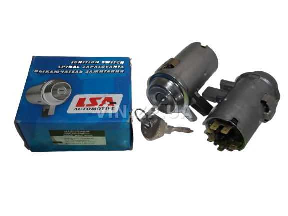 Замок зажигания ВАЗ 2101, 2102, 2103, 2104, 2105, 2106, 2107, 2121, 21213, ГАЗ 24, 2410, 3102, 31029, 6 контактов LSA