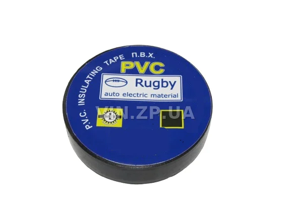 Ізолента чорна 30м ПВХ 0.13х17мм Rugby