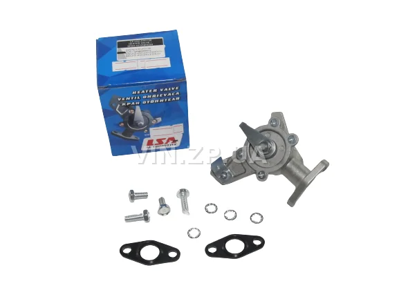 Кран отопителя печки LSA ВАЗ 2101, 2102, 2103, 2104, 2105, 2106, 2107, 2121, 21213, 2131, 2120, ГАЗ Волга 24, 2410 2