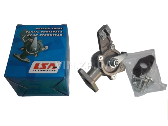 Кран отопителя печки LSA ВАЗ 2101, 2102, 2103, 2104, 2105, 2106, 2107, 2121, 21213, 2131, 2120, ГАЗ Волга 24, 2410