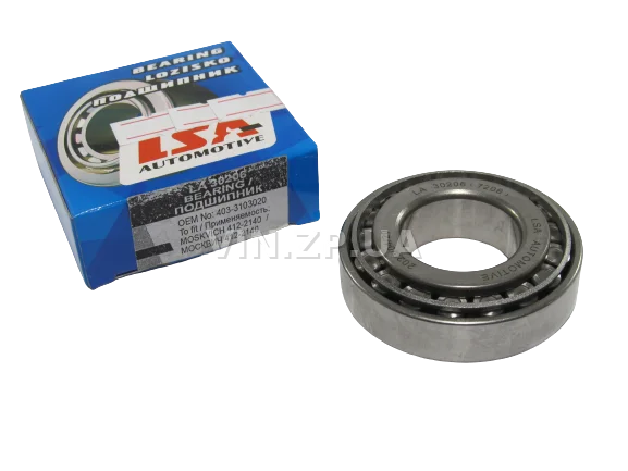 Подшипник ступицы передней LSA Москвич 412, 2140, внутренний, 30206 1