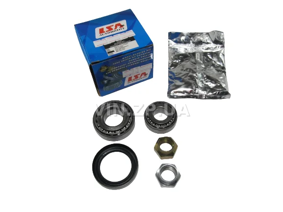 Ремкомплект подшипник ступицы LSA ВАЗ 2101, 2102, 2103, 2104, 2105, 2106, 2107, передней, подшипник 7804 и 7805, сальник, две гайки