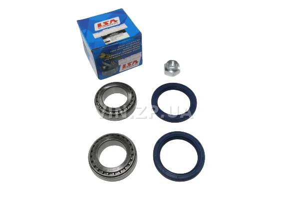Ремкомплект подшипник ступицы LSA ВАЗ 2121, 21213, 21214, 2120, 2123, 2131, передней, подшипник 6-2007108А - 2 шт., 2 сальника, гайка