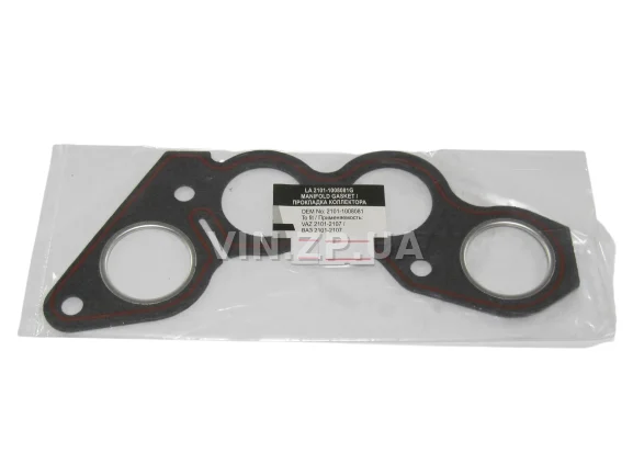 Прокладка коллектора LSA ВАЗ 2101, 2102, 2103, 2104, 2105, 2106, 2107, 2121, 2120, 21213, 2131, с металлическим кольцом и герметиком 2
