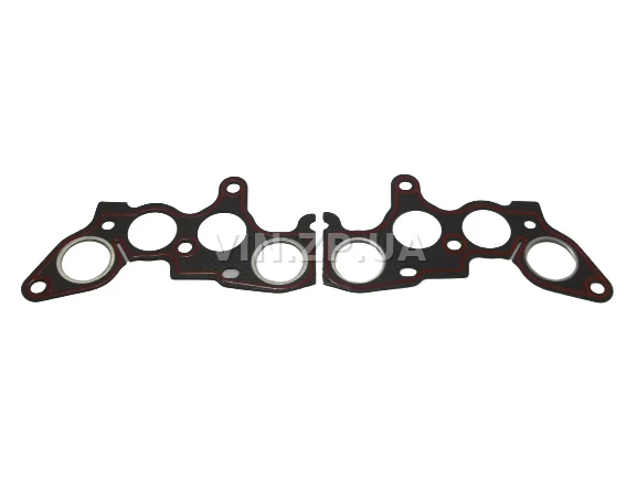 Прокладка коллектора LSA ВАЗ 2108, 2109, 21099, 2110, 2111, 2112, 2113, 2114, 2115, с металлическим кольцом и герметиком, комплект 2 шт.