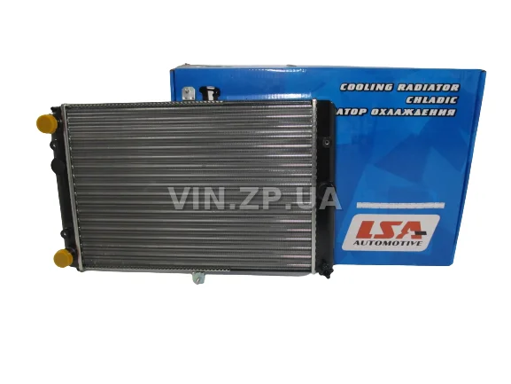 Радиатор охлаждения LSA ВАЗ 2108, 2109, 21099, 2113, 2114, 2115, алюминиевый, универсальный инжектор + карбюратор