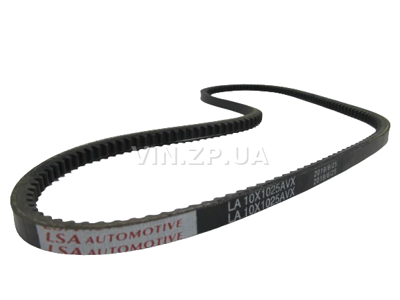 Ремень генератора LSA ГАЗ 2401, 2410, 31029, 3110, 3302, 2705, УАЗ, двиг.ЗМЗ-402, клиновой зубчатый, 1025мм 3